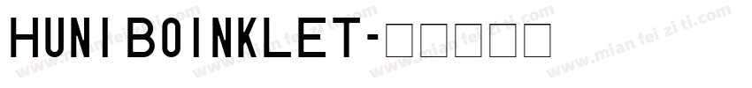 Huni BoinkLET字体转换